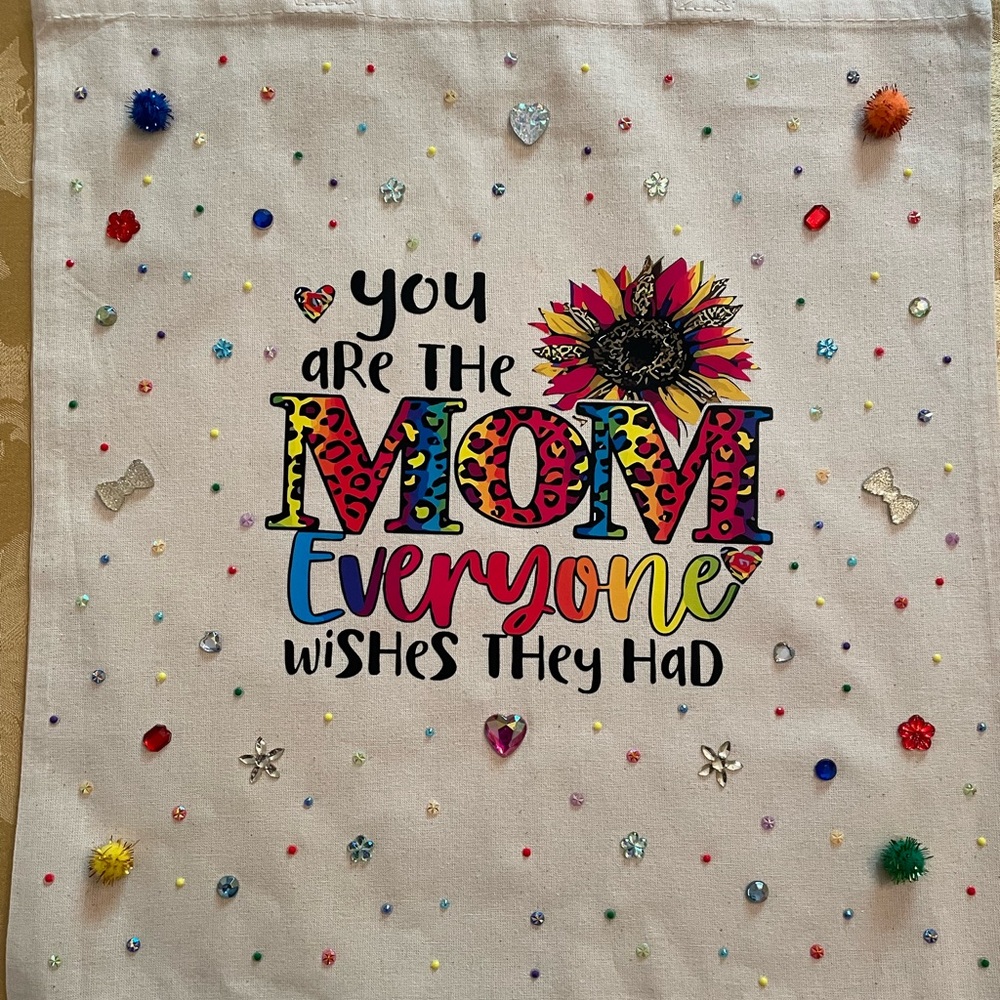 Colorful Mom Tote Bag